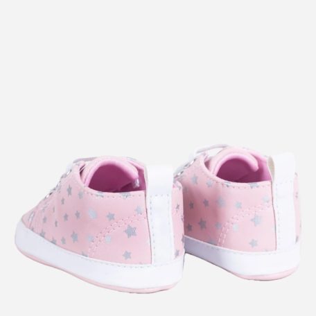 Yoclub Bébi Cipő 6-12 hó - Rózsaszín csillagos