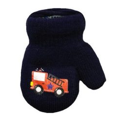 Yo! Bébi kesztyű 10 cm - Sötétkék/tűzoltós