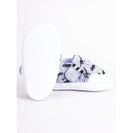 Yoclub Bébi Cipő 0-6 hó - Szürke dinós