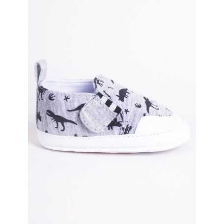 Yoclub Bébi Cipő 6-12 hó - Szürke dinós