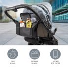 Zopa rendezőtáska babakocsira Plus - Black 