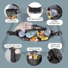 Zopa rendezőtáska babakocsira Plus - Black 