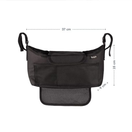 Zopa rendezőtáska babakocsira Plus - Black 