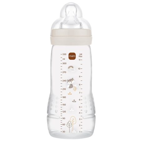 Mam Easy Active 4+ cumisüveg 330 ml -  bézs mosómaci 