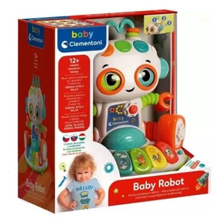 Clementoni - Baby interaktív robot fénnyel és hanggal