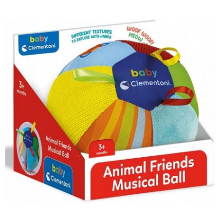 Clementoni - Színes zenélő bébi labda
