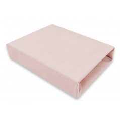   Baby Shop pamut,gumis lepedő 70*140 cm  - púder rózsaszín