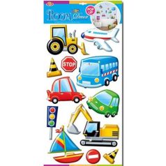 Falidekor 3D járművek szett