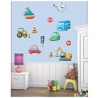 Falidekor 3D járművek szett