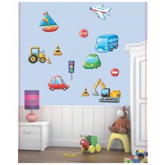 Falidekor 3D járművek szett