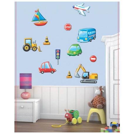 Falidekor 3D járművek szett