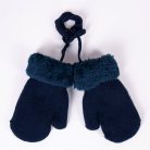 Yo! Bébi téli kesztyű 10 cm - Sötétkék