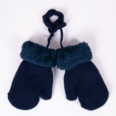Yo! Bébi téli kesztyű 10 cm - Sötétkék