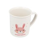 Canpol babies műanyag pohár fogóval, mikrózható,170 ml - nyuszi 