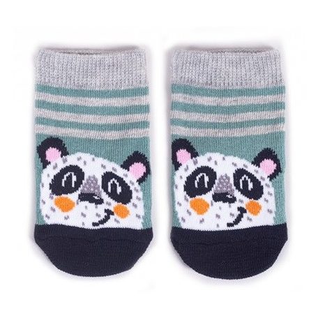 Yo! Baby pamut zokni 0-3 hó - panda 
