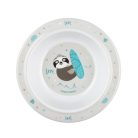 Canpol babies melamin tányér csúszásgátlóval - szürke lajhár