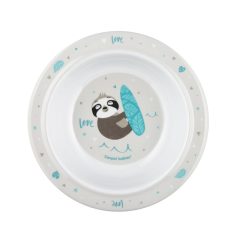   Canpol babies melamin tányér csúszásgátlóval - szürke lajhár