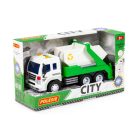 Polesie Toys City konténeres autó - fehér/zöld