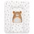Ceba Baby puha pelenkázó lap 50*70 cm - Basic Bear Buddy