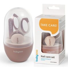 BabyOno manikűr készlet tokban - bézs