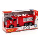 Polesie Profi műanyag tűzoltó kamion - piros