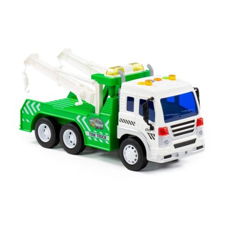 Polesie Toys City vontatóautó - fehér/zöld