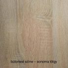 Todi Classic babaszoba I. - sonoma tölgy / bordázott fehér