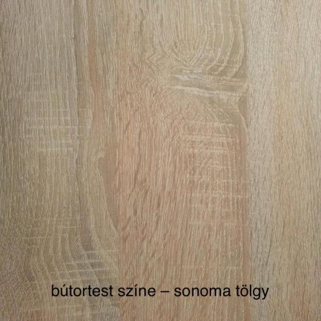 Todi Classic babaszoba I. - sonoma tölgy / bordázott fehér