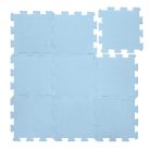 Zopa szivacs puzzle 30x30 cm 9db - Floral  Blue