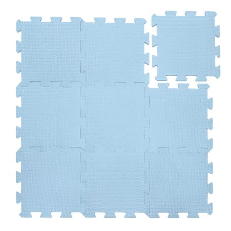 Zopa szivacs puzzle 30x30 cm 9db - Floral  Blue