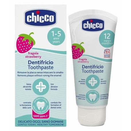 Chicco Eper ízű fogkrém fluoridos 50 ml xilittel 1-5 év