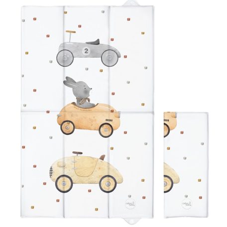 Pelenkázó alátét utazáshoz 50x80 cm - Basic Bunny Driver