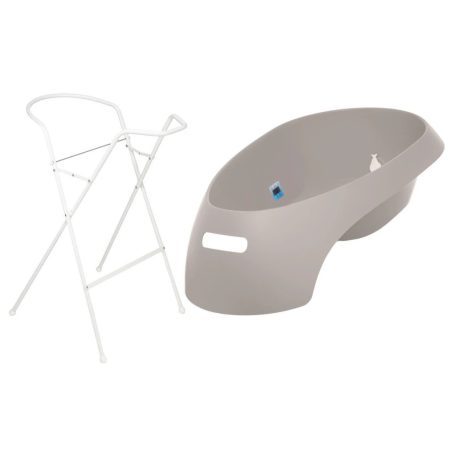 Tega Baby TEGGI 83 cm babakád hőmérővel + kádállvány - linen