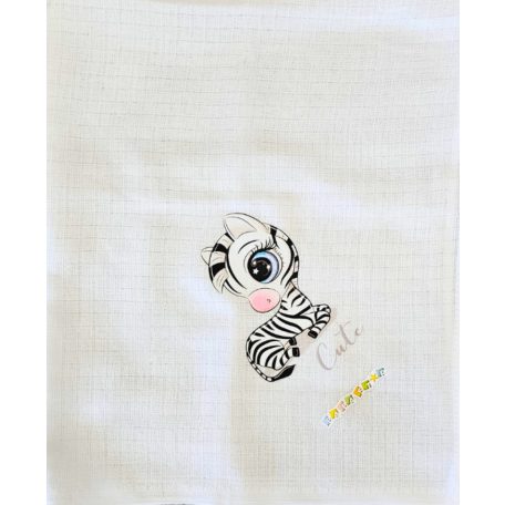 Babastar mintás textil pelenka 1db-os - Zebra