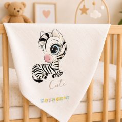 Babastar mintás textil pelenka 1db-os - Zebra