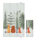 Pelenkázó alátét utazáshoz 50x80 cm - Basic Forest Companions