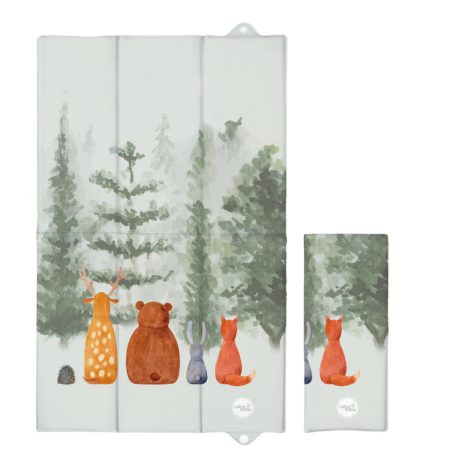 Pelenkázó alátét utazáshoz 50x80 cm - Basic Forest Companions