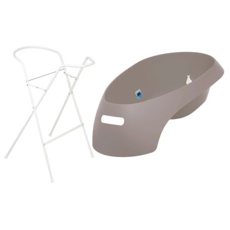 Tega Baby TEGGI 83 cm babakád hőmérővel + kádállvány - stone