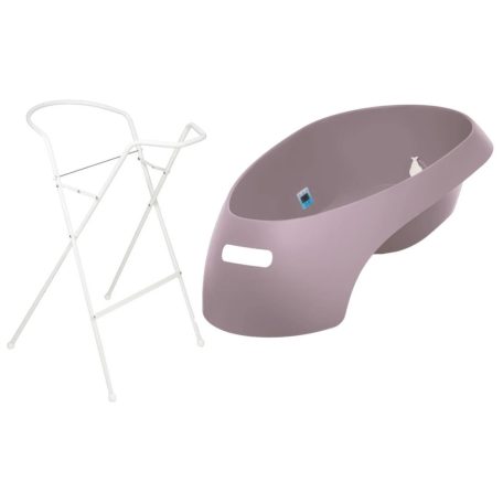 Tega Baby TEGGI 83 cm babakád hőmérővel + kádállvány - heather