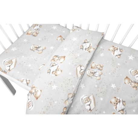 Baby Shop ágynemű huzat 90*120 cm - Jó Éjszakát szürke 