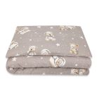 Baby Shop ágynemű huzat 100*135 cm - Jó Éjszakát bézs