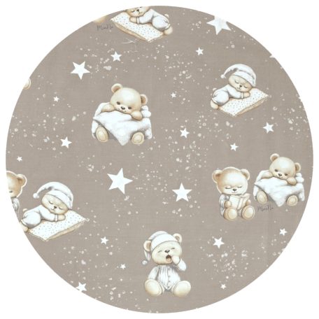 Baby Shop ágynemű huzat 100*135 cm - Jó Éjszakát bézs