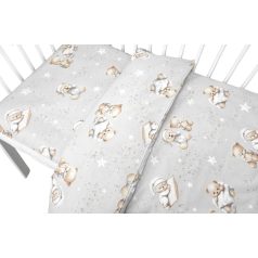   Baby Shop ágynemű huzat 100*135 cm - Jó Éjszakát szürke