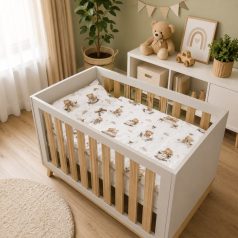 Baby Shop ágynemű huzat 100*135 cm - Mackó álom bézs