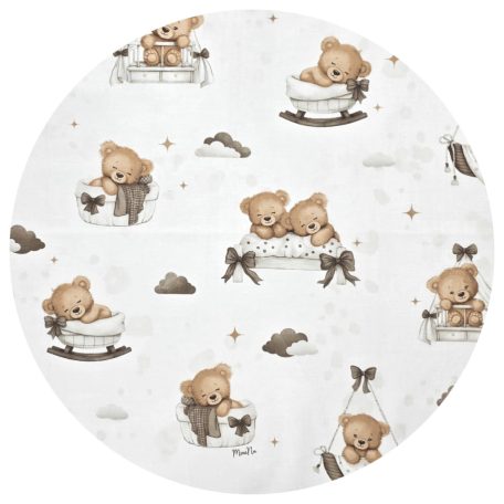 Baby Shop ágynemű huzat 100*135 cm - Mackó álom bézs