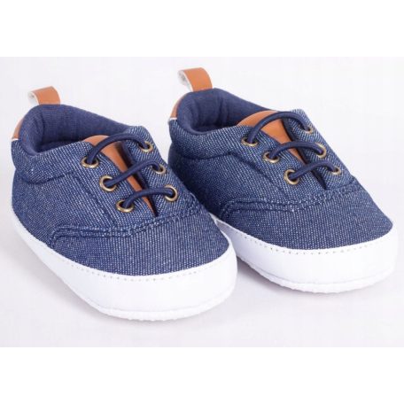 Yoclub Bébi Cipő 0-6 hó - S.kék/barna