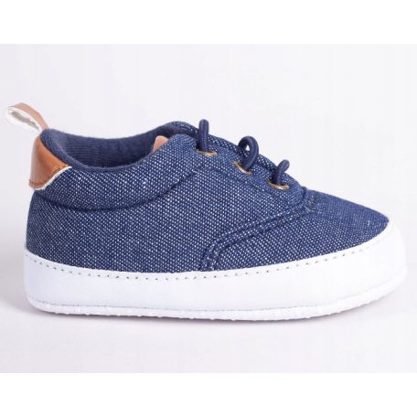 Yoclub Bébi Cipő 0-6 hó - S.kék/barna