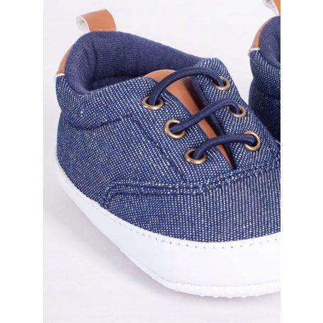 Yoclub Bébi Cipő 6-12 hó - S.kék/barna