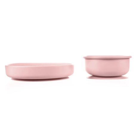 Zopa Szilikon étkészlet 5 db-os - Old Pink