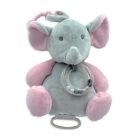 Tulilo plüss zenélő játék - rózsaszín elefánt